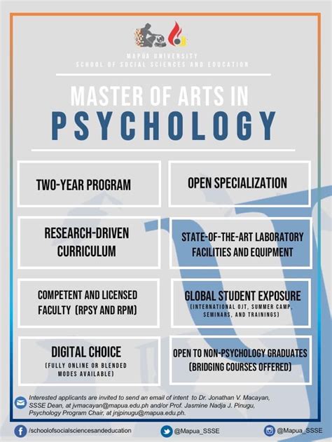 Mapúa: Psychology bachelor's courses offered .
